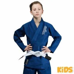 Venum Contender BJJ Kids Gi -Training gear shop e2197161be686ffacb12ca904caf29294785316c kimono contender kids blue 1500 09b