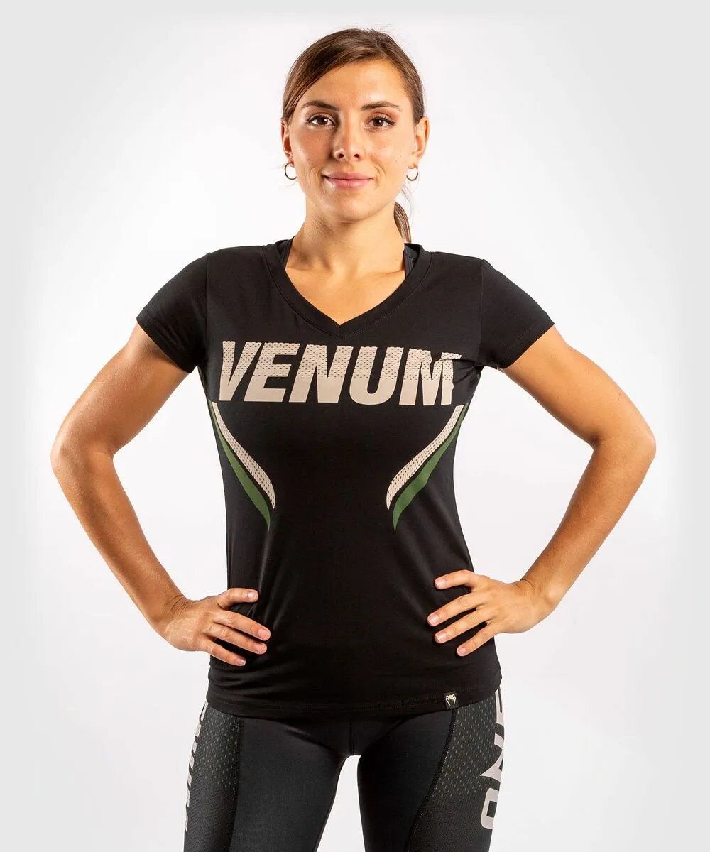 Venum ONE FC Impact T-shirt Women - Black-Khaki 3 Venum ONE FC Impact T-shirt Women - Black-Khaki