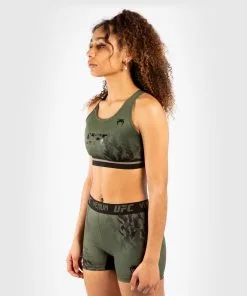UFC Venum Authentic Fight Week Women's Sport Bra - Khaki 14 UFC Venum Authentic Fight Week Women's Sport Bra - Khaki -Training gear shop e59c2ec87b8b836f3247f672ccb1114770d57bbd VNMUFC 00024 015 02