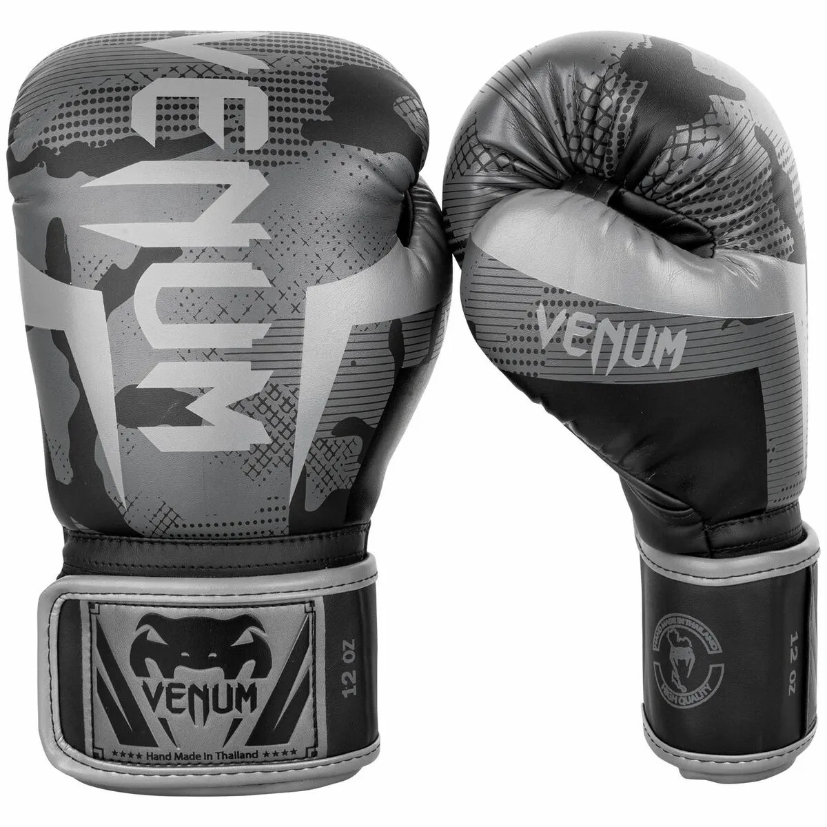 Venum Elite Boxing Gloves Black-Dark Camo 3 Venum Elite Boxing Gloves Black-Dark Camo