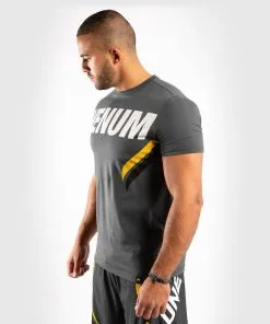 Venum One FC Impact T-shirt - Grey-Yellow -Training gear shop e9c460501e722d9fe13b9913018e98f5d1e266d3 TS ONEFC IMPACT GREY YELLOW 02