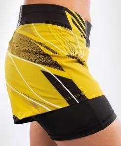 UFC Venum Authentic Fight Night Women's Shorts - Short Fit - Yellow 15 UFC Venum Authentic Fight Night Women's Shorts - Short Fit - Yellow -Training gear shop f0dfd44dea17c039a8a2323fe8af9cf3ecf5a67a VNMUFC 00020 006 07