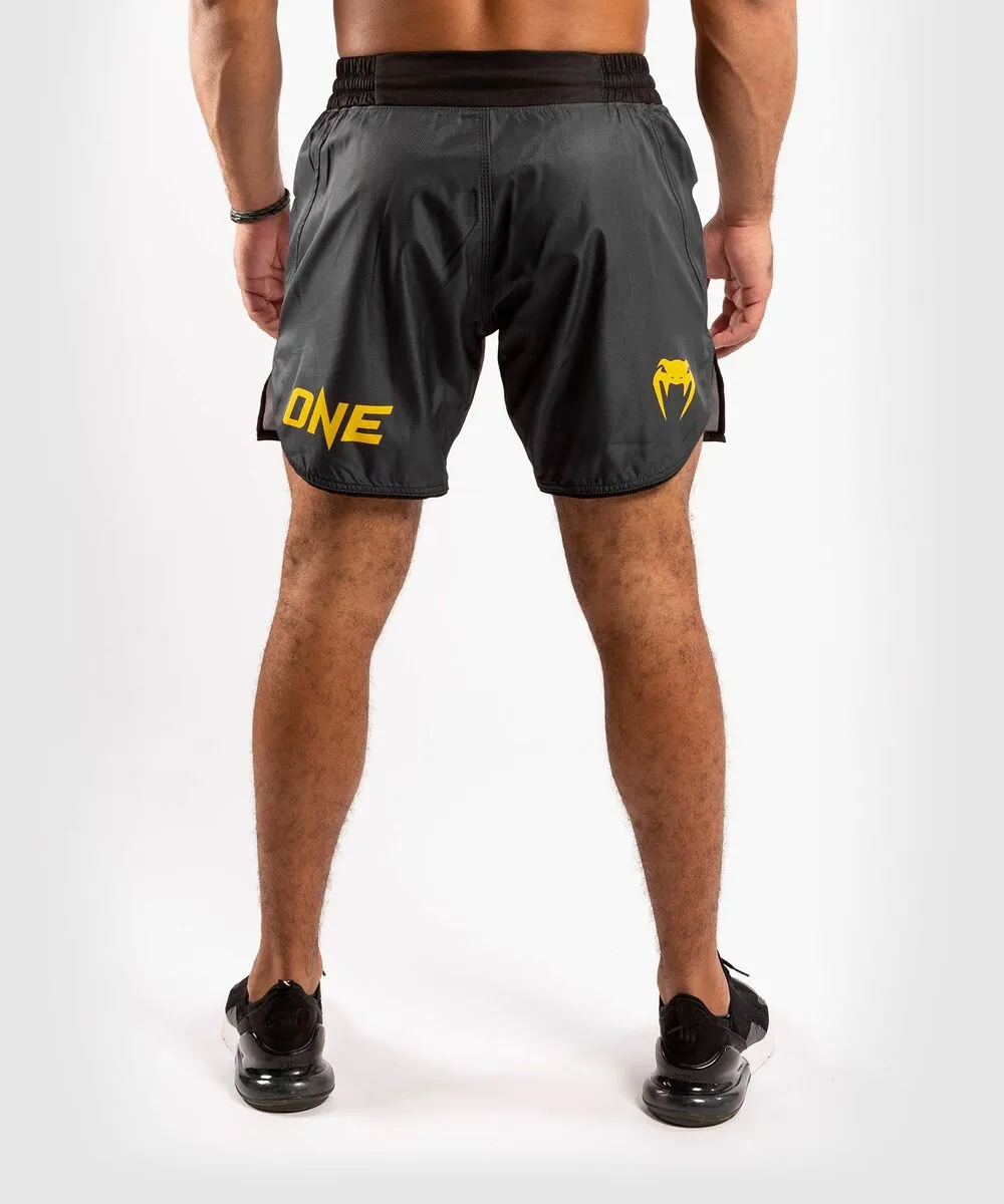 Venum One FC Impact Fightshorts - Grey-Yellow 7 Venum One FC Impact Fightshorts - Grey-Yellow - Image 5