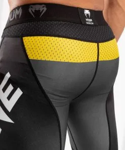 Venum One FC Impact Compression Tights - Grey-Yellow -Training gear shop f6eb47ec4d9764784d9b068b30a237f1e63d2108 SPATS ONEFC IMPACT GREY YELLOW 07