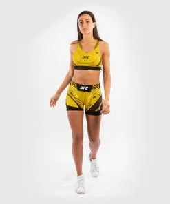 UFC Venum Authentic Fight Night Women's Sport Bra - Yellow -Training gear shop facb10d0197fc9292db0e1f61f209ff96e36be74 VNMUFC 00011 006 07