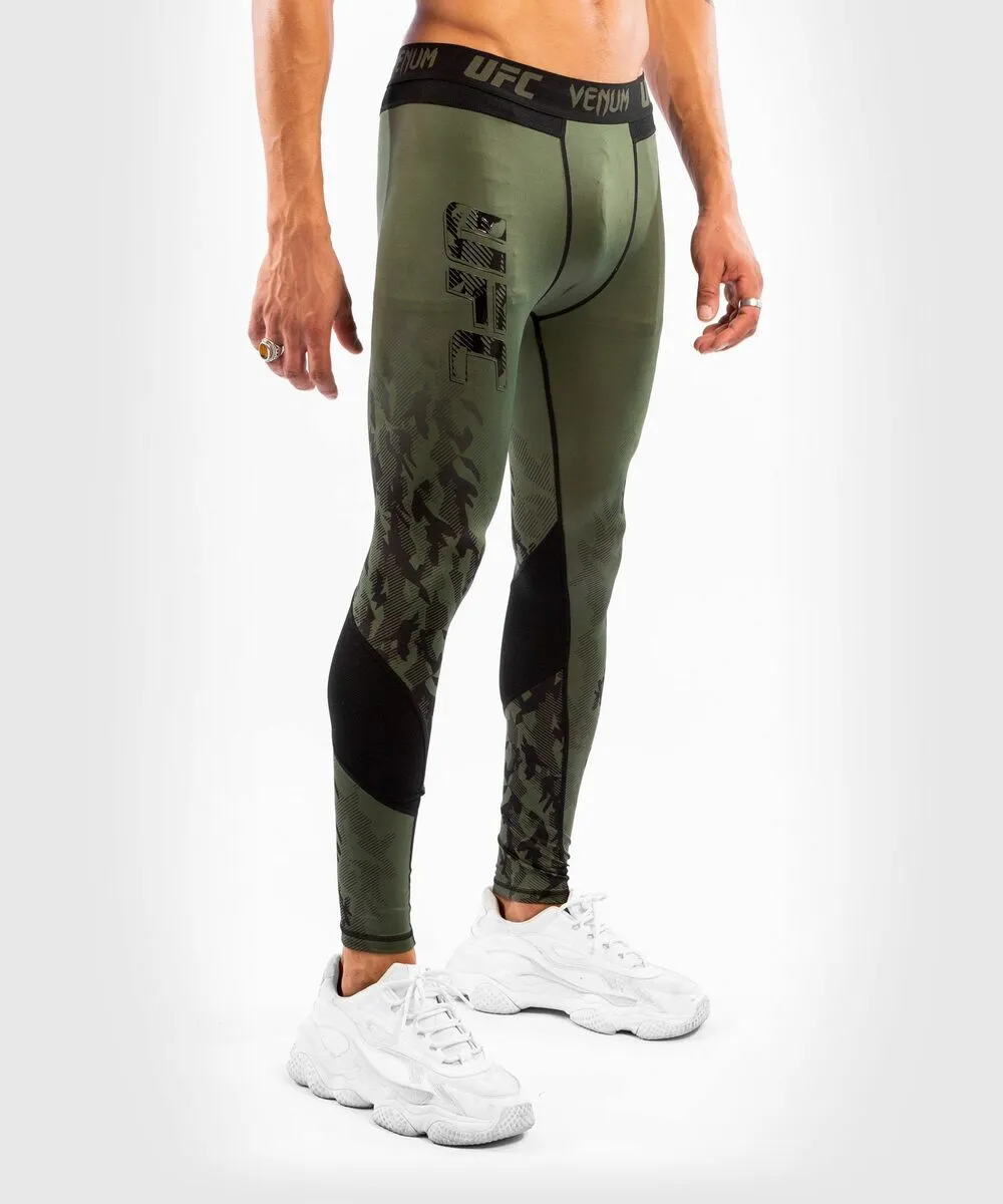 UFC Venum Authentic Fight Week Men's Performance Tight - Khaki 4 UFC Venum Authentic Fight Week Men's Performance Tight - Khaki - Image 2