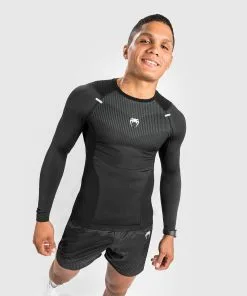 Venum Biomecha Rashguard (23) - Longsleeves Black/Grey