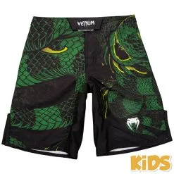 Venum Green Viper Kids Fightshorts Black-Green