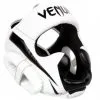 Venum Elite Headgear White/Black -Training gear shop headgear elite white black 1500 02