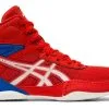 Asics Matflex 6 GS Classic Children Wrestling Shoes, Red/white -Training gear shop matflex6 lasten punavalko