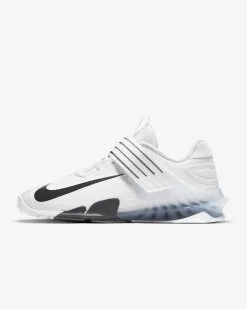 Nike Savaleos Weightlifting Shoe - White/Black -Iron Grey
