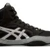 Asics Snapdown 2 Wrestling Shoe, Black-Silver