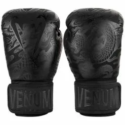 Venum Dragon's Flight Boxing Gloves Black/Black -Training gear shop venum 03169 114 8oz venum 03169 114 8oz galery image 1 bg dragons flight black black 1500 03 2
