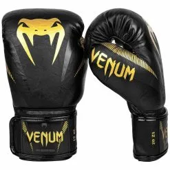Venum Impact Boxing Gloves -Training gear shop venum 03284 126 10oz venum 03284 126 10oz galery image 2 bg impact black gold 1500 02 2
