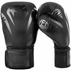 Venum Impact Boxing Gloves -Training gear shop venum 03284 130 venum 03284 130 galery image 1 bg impact black black 1500 01