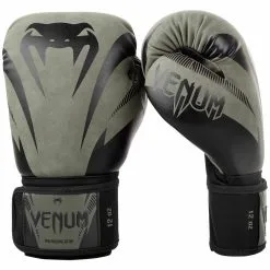 Venum Impact Boxing Gloves -Training gear shop venum 03284 200 venum 03284 200 galery image 1 bg impact kaki black 1500 01