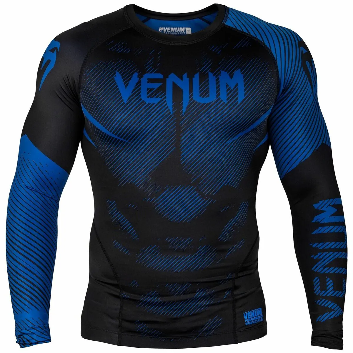 Venum NoGi 2.0 Rashguard, Black-Blue 3 Venum NoGi 2.0 Rashguard, Black-Blue