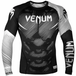 Venum NoGi 2.0 Rashguard, Black-White