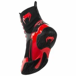 Venum Elite Boxing Shoes, Black-Red -Training gear shop venum 03681 100 venum 03681 100 galery image 2 boxing shoes elite black red 1500 08