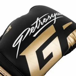 Venum Petrosyan Boxing Gloves - Black/Gold -Training gear shop venum 03850 126 8oz venum 03850 126 8oz galery image 4 bg petrosyan black gold 1500 04 1